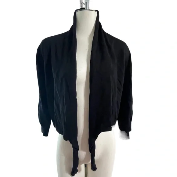 Retrology tie open front sweater size medium - Picture 6 of 16